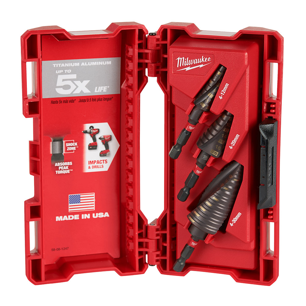 Set burghie în trepte SHOCKWAVE™ Impact Duty (3 buc) Set burghie în trepte SHOCKWAVE™ Impact Duty (3 buc)