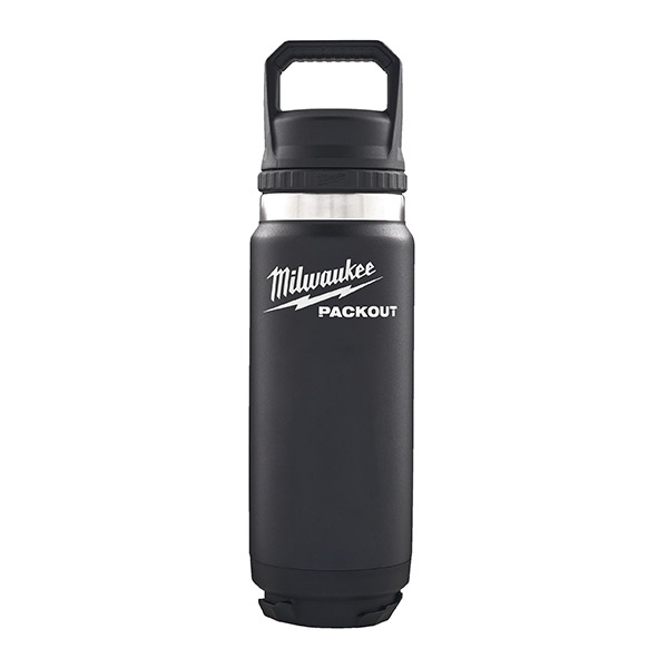 Sticlă neagră PACKOUT™ 710 ml cu capac