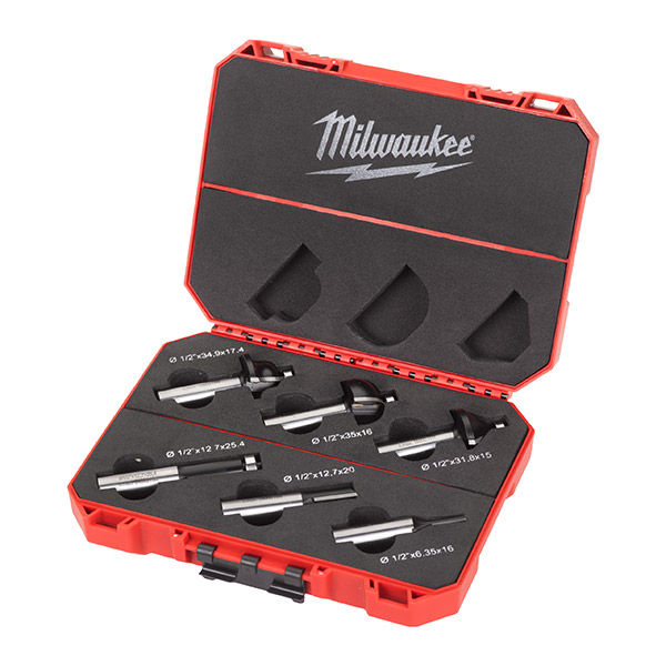 Set cu 6 capete frezat 12.7mm
