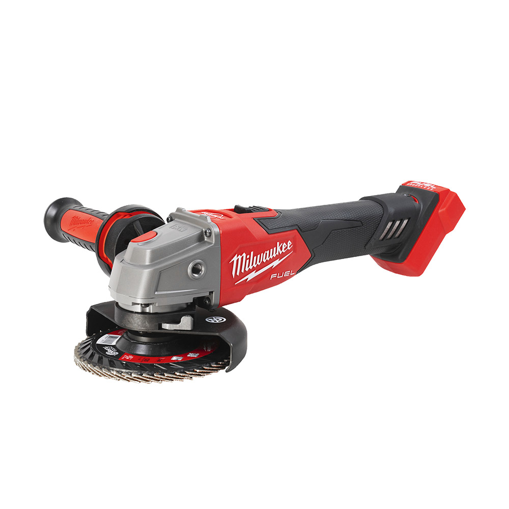 Polizor unghiular 125 mm cu turație variabilă, frânare și comutator culisant M18 FUEL™ Polizor unghiular 125 mm cu turație variabilă, frânare și comutator culisant M18 FUEL™