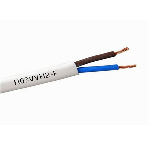Cablu H03VVH2-F (MYYUp) 2 x 1, alb Cablu H03VVH2-F (MYYUp) 2 x 1, alb