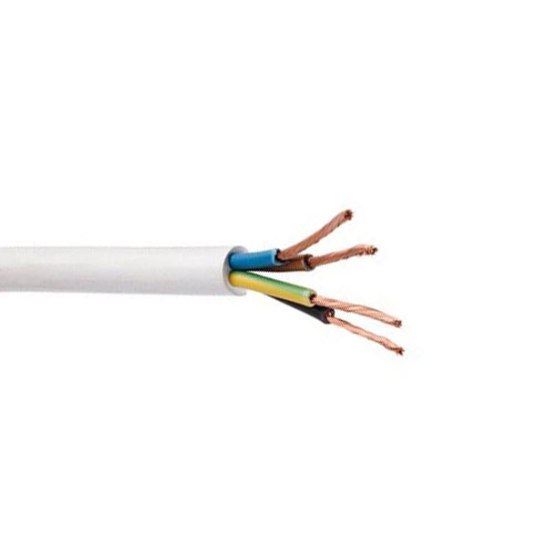 Cablu H05VV-F 4 G 1.5, alb Cablu H05VV-F 4 G 1.5, alb