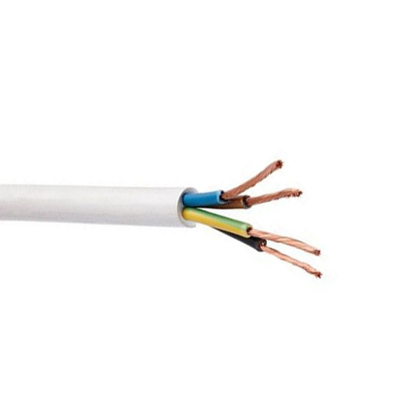 Cablu H05VV-F 4 G 4, alb Cablu H05VV-F 4 G 4, alb