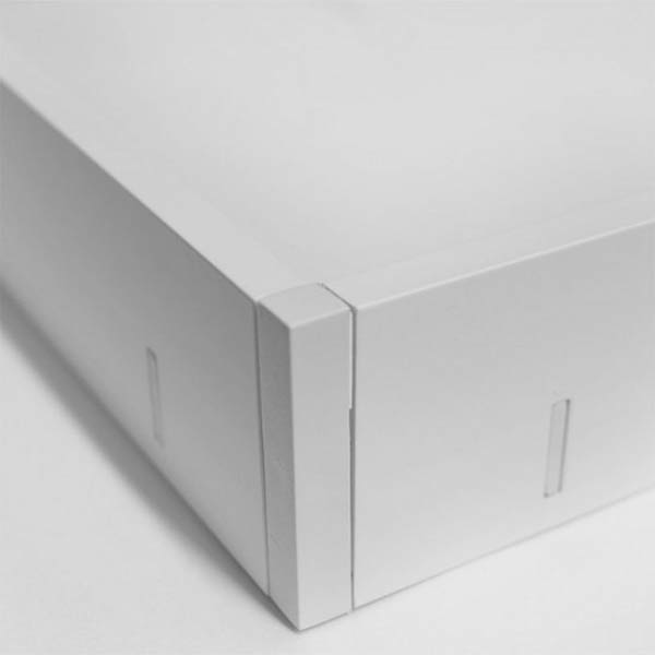 Cadru de montaj exterior Compact pentru panou Led 60x60 cm, alb Cadru de montaj exterior Compact pentru panou Led 60x60 cm, alb