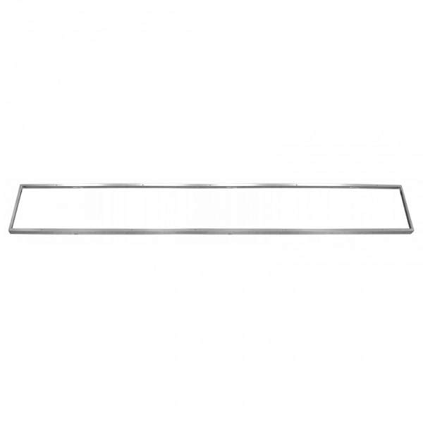 Cadru de montaj exterior pentru panou Led 120x30 cm, cromat Cadru de montaj exterior pentru panou Led 120x30 cm, cromat