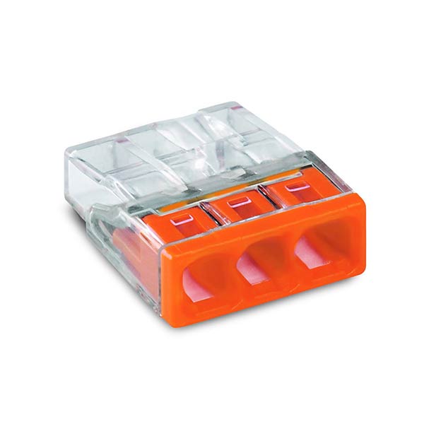 Clema de doza, conductor rigid, 3X2.5MM, transparent Clema de doza, conductor rigid, 3X2.5MM, transparent