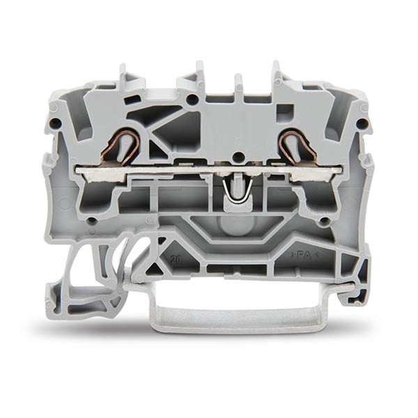 Clema TOPJOBS, 1 intrare/1 iesire, 2.5 mm, gri