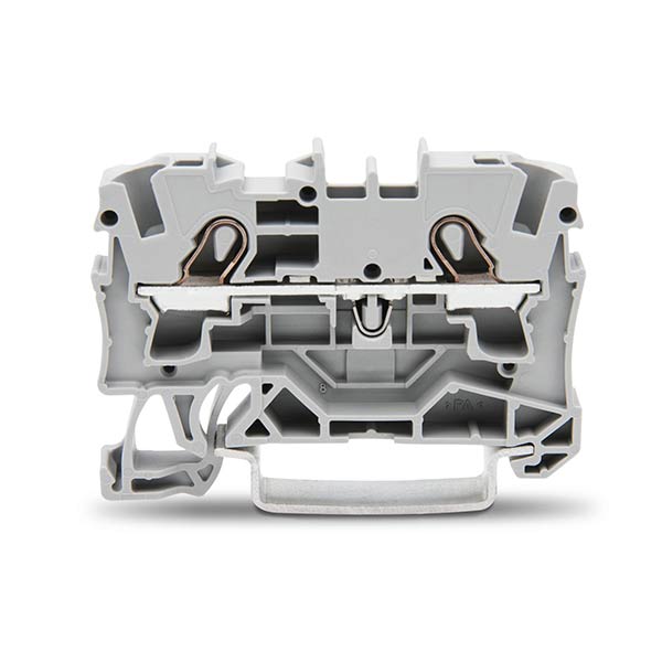 Clema TOPJOBS, 1 intrare/1 iesire, 4 mm, gri