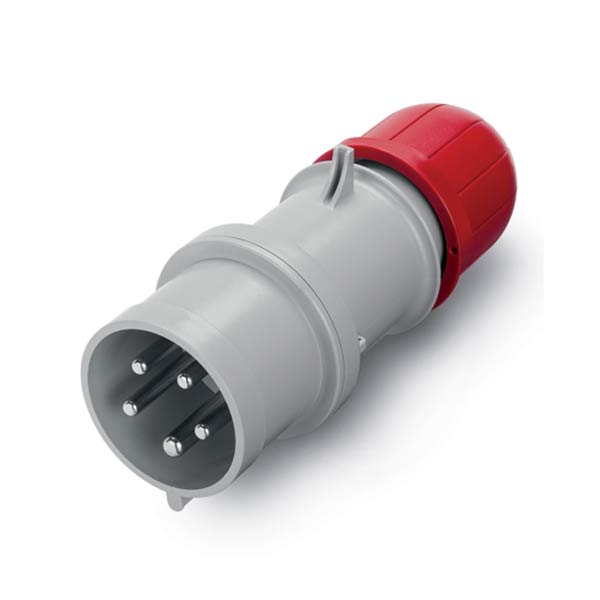 Fisa industriala Scame, gama Optima, 3P+N+E, 400V, 32A, 6h, IP44 Fisa industriala Scame, gama Optima, 3P+N+E, 400V, 32A, 6h, IP44