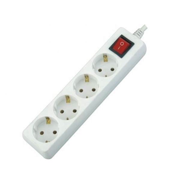 Prelungitor 4 prize, cu cablu de 3m si intrerupator