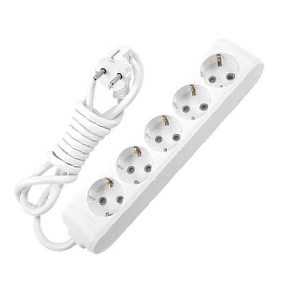 Prelungitor 5 prize, cu cablu de 3m