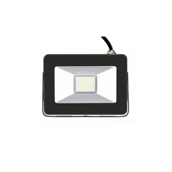 Proiector LED negru MINI, 220V, 10W, IP65, 6500K, lumina rece