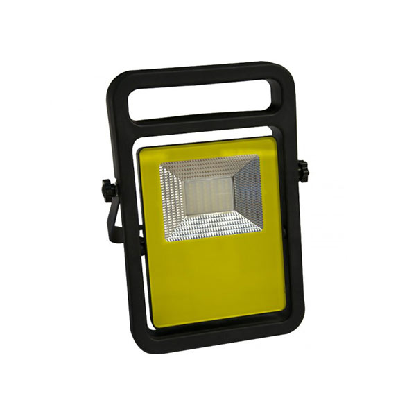 Proiector LED portabil, 20W, 6000K, IP44, alimentare USB, lumina rece
