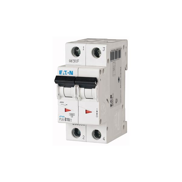 Siguranta automata PL6-C10-2, 10A, 6kA, 2P, Eaton