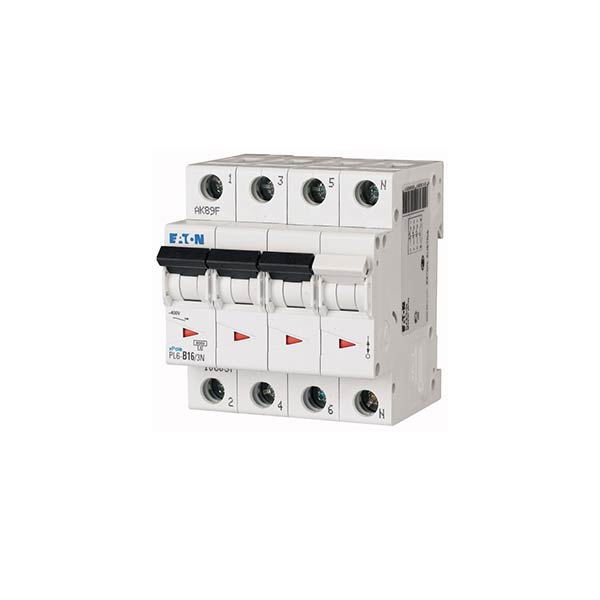 Siguranta automata PL6-C10-3N, 10A, 6kA, 3P+N, Eaton