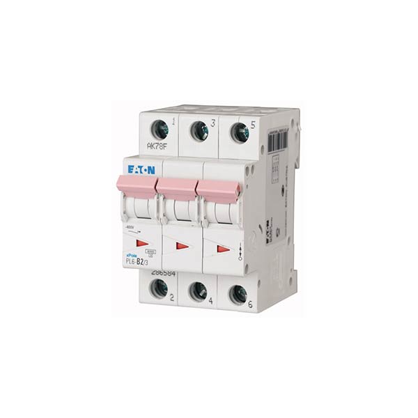 Siguranta automata PL6-C16-3, 16A, 6kA, 3P, Eaton