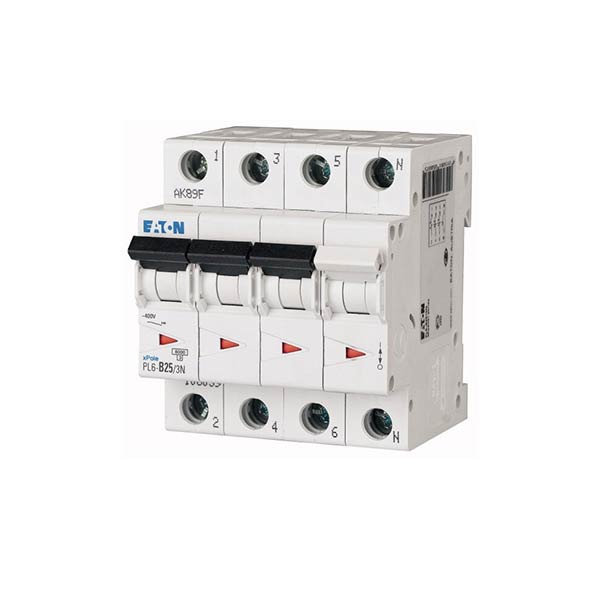 Siguranta automata PL6-C20-3N, 20A, 6kA, 3P+N, Eaton