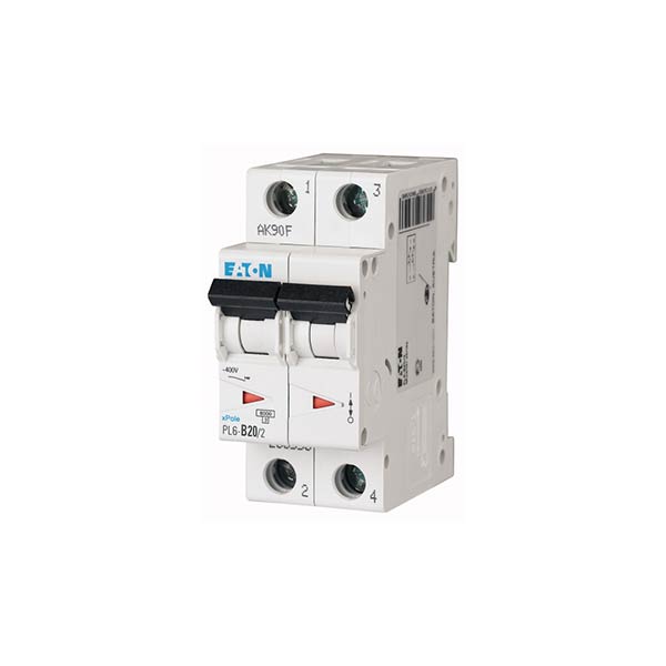 Siguranta automata PL6-C25-2, 25A, 6kA, 2P, Eaton Siguranta automata PL6-C25-2, 25A, 6kA, 2P, Eaton