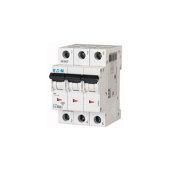 Siguranta automata PL6-C32-3, 32A, 6kA, 3P, Eaton