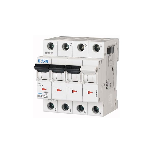 Siguranta automata PL6-C32-3N, 32A, 6kA, 3P+N, Eaton