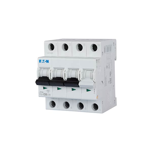 Siguranta automata PL6-C40-3N, 40A, 6kA, 3P+N, Eaton