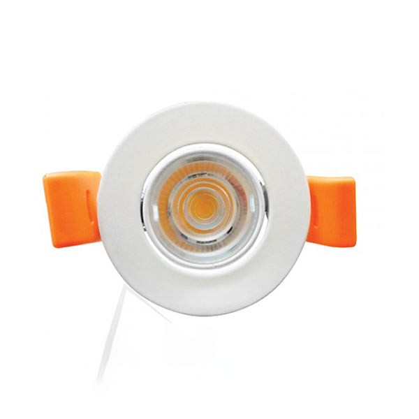 Spot LED ingropat, 220V, 4W,  6000K,  aluminiu, alb, lumina rece