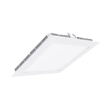 Spot LED patrat, incastrat, 220V, 12W, IP20, 4000K, lumina neutra