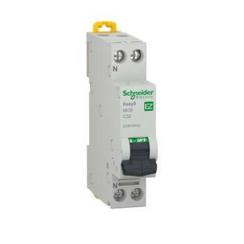 Easy9 Intreruptor automat 1P+N 4500 C 32A

