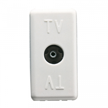 Priza modulara TV/SAT 1M DIRECT SY/WT, IP20, Gewiss System