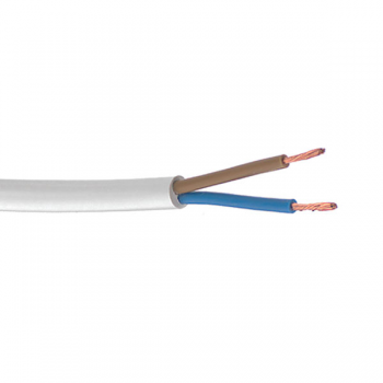 Cablu H05VV-F 2 x 1.5, alb