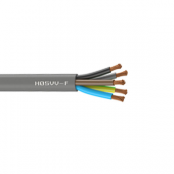 Cablu H05VV-F 5 G 1.5, alb
