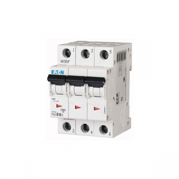 Siguranta automata PL6-C10-3, 10A, 6kA, 3P, Eaton