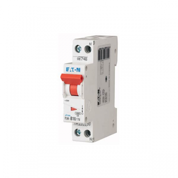 Siguranta automata PLN4-C10-1N, 10A, 1P+N, 4.5kA, Eaton