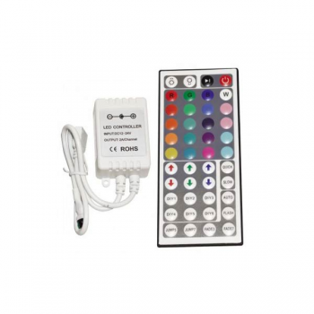 Telecomanda cu infrarosu pentru butonul RGB, 44 butoane, 72W