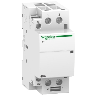 Contactor Ict, 2 Poli, 2 Nd, 40 A, 220, 240 V C.A. Contactor Ict, 2 Poli, 2 Nd, 40 A, 220, 240 V C.A.