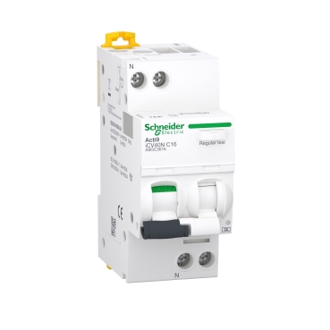 Acti9, iCV40N 1P+N C 16A 6kA 30mA A RCBO Acti9, iCV40N 1P+N C 16A 6kA 30mA A RCBO