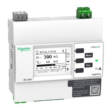 VIGILOHM 12 Canale de localizare a erorii cu Modbus - 110-230V c.a. - 125/250V c.c. VIGILOHM 12 Canale de localizare a erorii cu Modbus - 110-230V c.a. - 125/250V c.c.