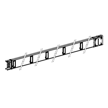 Canalis - Lungime Dreapta - 250 A - 5 M - 10 Trape Derivatie