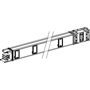 Canalis - Lungime Dreapta - 800 A - 3 M - 6 Trape Derivatie