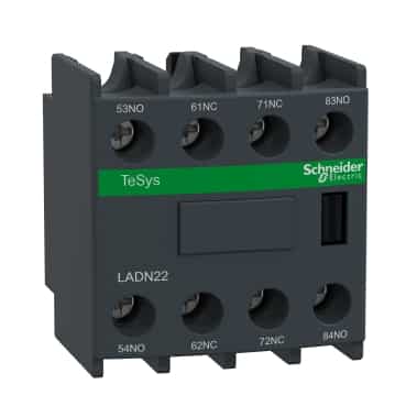 Tesys D Bloc contact auxiliar- 2 NO + 2 NC - borne cu cleme cu surub Tesys D Bloc contact auxiliar- 2 NO + 2 NC - borne cu cleme cu surub