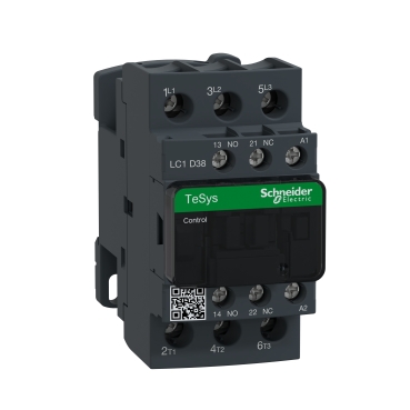 TeSys D contactor 3P 38A AC-3440V - aux 1NO+1NC -  24V 50Hz TeSys D contactor 3P 38A AC-3440V - aux 1NO+1NC -  24V 50Hz
