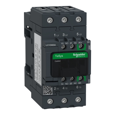 Tesys D Contactor - 3P - <Lt/>= 440 V - 65 A Ac-3 - 24 V C.C Bobina Tesys D Contactor - 3P - <Lt/>= 440 V - 65 A Ac-3 - 24 V C.C Bobina