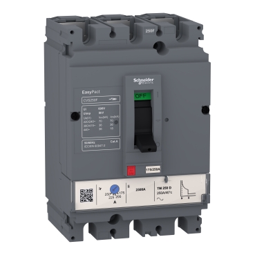 Easypact CVS, CVS250F TM250D intreruptor, 3P/3d