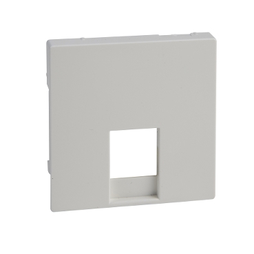 Placa Centrala pentru Insertie  Priza Telefon Rj11/Rj12,Alb Polar, Lucios