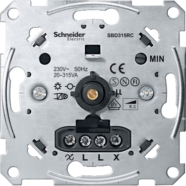 Variator de Lumina Rotativ, Sarcina Capacitiva, 20-315 W