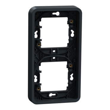 Mureva Styl suport fixare 2 posturi,vert, multi, gri