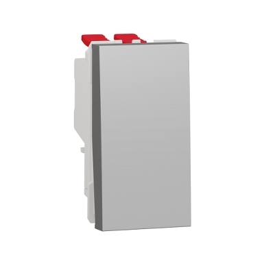 Noua Unica, Intrerupator cruce 10A 1m, aluminiu Noua Unica, Intrerupator cruce 10A 1m, aluminiu