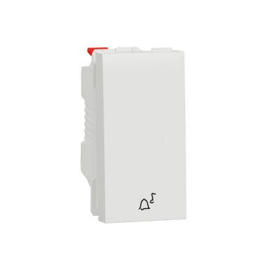 Noua Unica, Intrerupator revenire 10A 1m simb sonerie alb