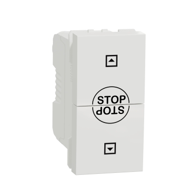 Noua Unica, Intrerupator jaluzele 10A 1m alb Noua Unica, Intrerupator jaluzele 10A 1m alb