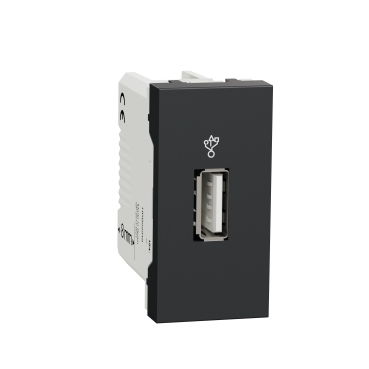 Noua Unica, Priza USB transfer date 1m, antracit